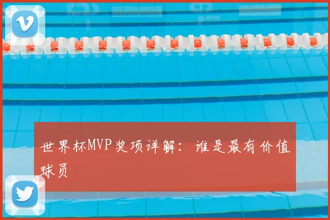 世界杯MVP奖项详解:谁是最有价值球员